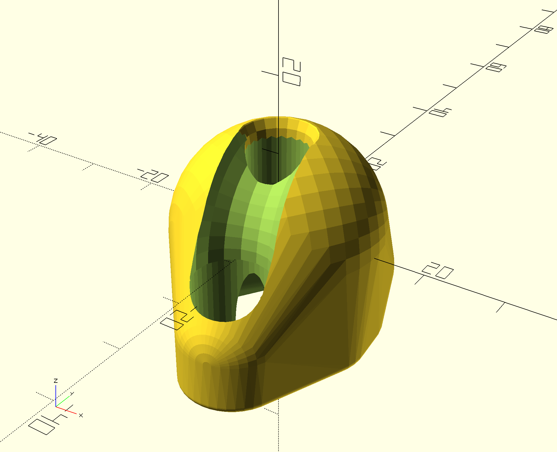 View of the flag line path on the Cleat Bead